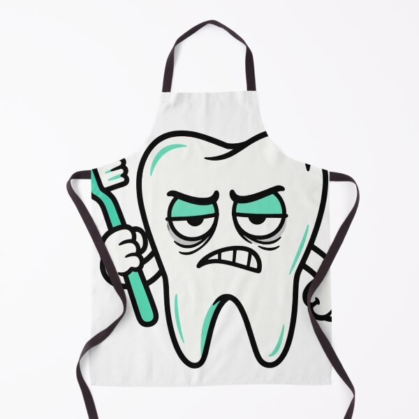 Item preview, Dentist Humor Tired Molar Toothbrush designed and sold by Alphakenon.