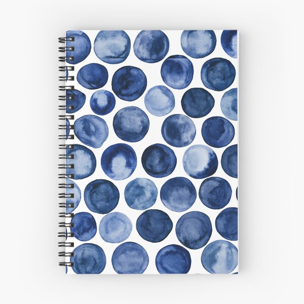 Item preview, Japanese Shibori Indigo Blue and White Dots designed and sold by KsaveraArt.