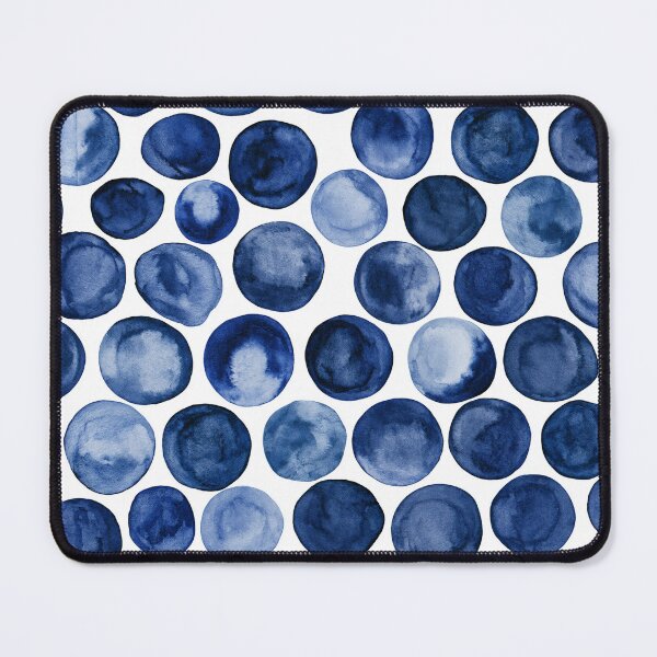 Item preview, Japanese Shibori Indigo Blue and White Dots designed and sold by KsaveraArt.