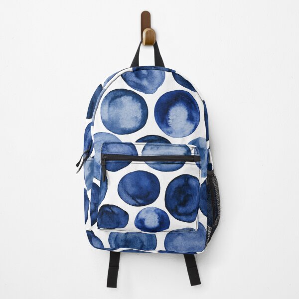 Item preview, Japanese Shibori Indigo Blue and White Dots designed and sold by KsaveraArt.