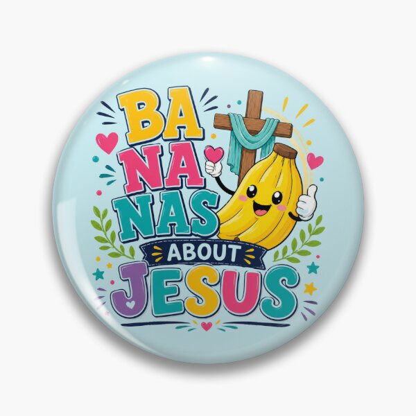 Item preview, Love Bananas About Jesus, Banana Lover, Child of God, Religious Christian Faith designed and sold by Forevermore.