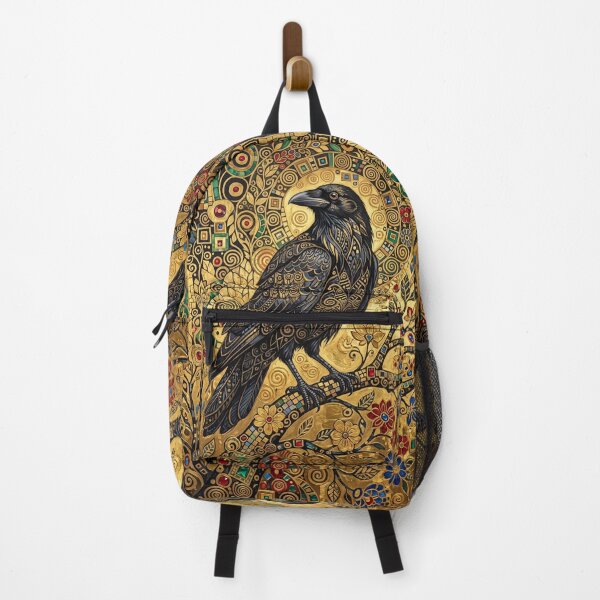 Item preview, Black raven golden decorative art designed and sold by hollycooper.