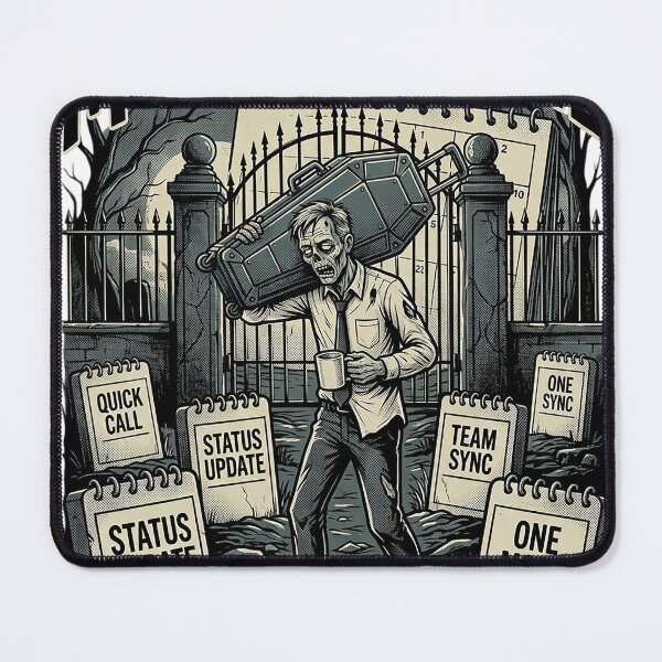 Item preview, Meeting Zombie - Funny Corporate Office Life Art designed and sold by Nubian Style.