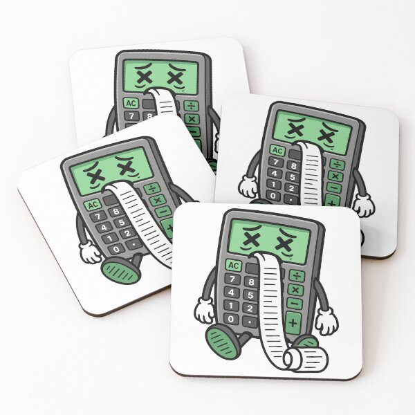 Item preview, Accountant Humor Exhausted Calculator designed and sold by Alphakenon.