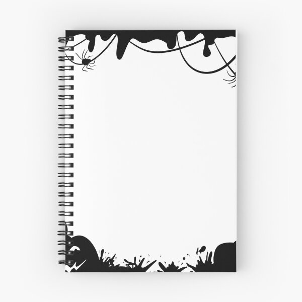 Item preview, Spooky Halloween Border Frame Silhouette — Pumpkins, Spiders, and Bats Vector designed and sold by LYAN-STORE.