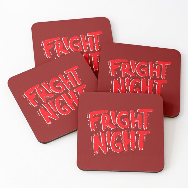 Item preview, Red Fright Night Brush Horror Halloween Typography designed and sold by SolutionsArt.