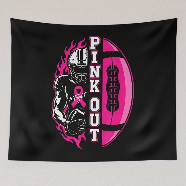 Item preview, Football Pink Out Tackle Breast Cancer Awareness designed and sold by Tomtomatos.