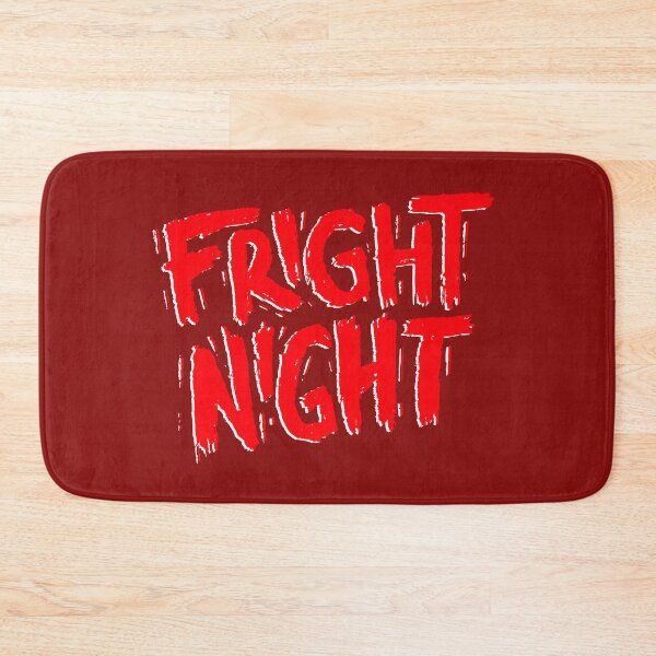 Item preview, Red Fright Night Brush Horror Halloween Typography designed and sold by SolutionsArt.