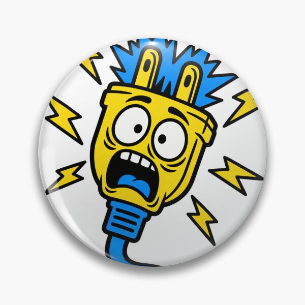 Item preview, Electrician Humor Shocked Plug designed and sold by Alphakenon.