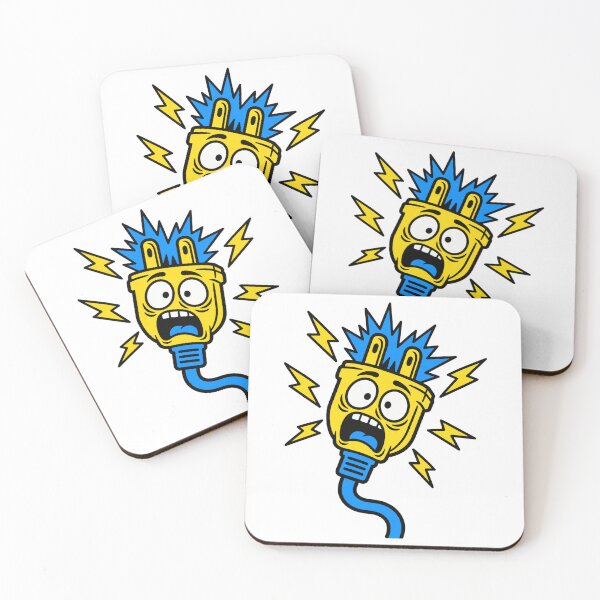 Item preview, Electrician Humor Shocked Plug designed and sold by Alphakenon.