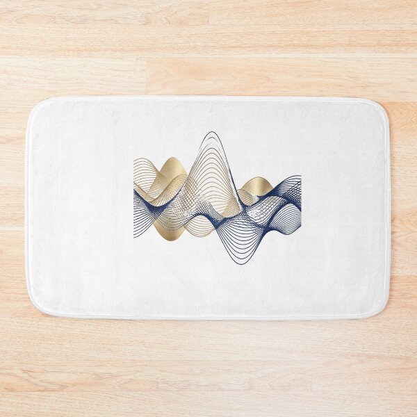 Item preview, Dynamic Abstract Wave Lines Modern Art Graphic designed and sold by Yafa-Design.