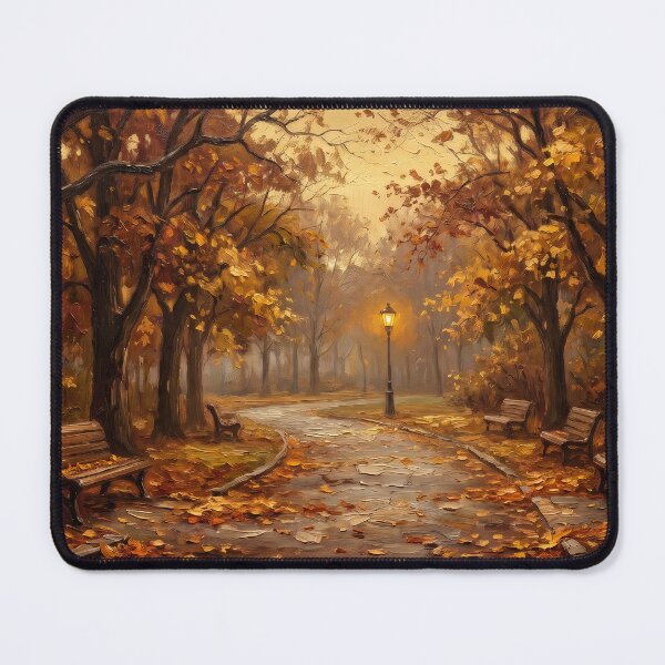 Item preview, Golden Park Pathway designed and sold by RedPeaStudio.