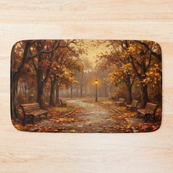 Item preview, Golden Park Pathway designed and sold by RedPeaStudio.