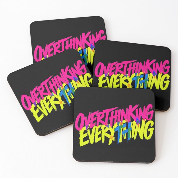 Item preview, Overthinking Everything Chaotic Colorful Typography Streetwear designed and sold by eNtyshop23.