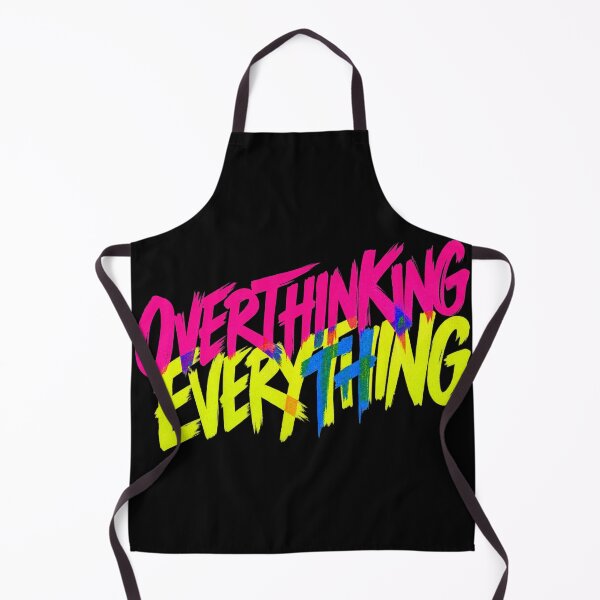 Item preview, Overthinking Everything Chaotic Colorful Typography Streetwear designed and sold by eNtyshop23.