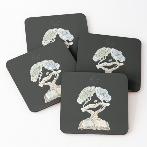 Item preview, The Architecture of Quiet Moments - Open Book Tree Line Art designed and sold by InnerwayStudio.