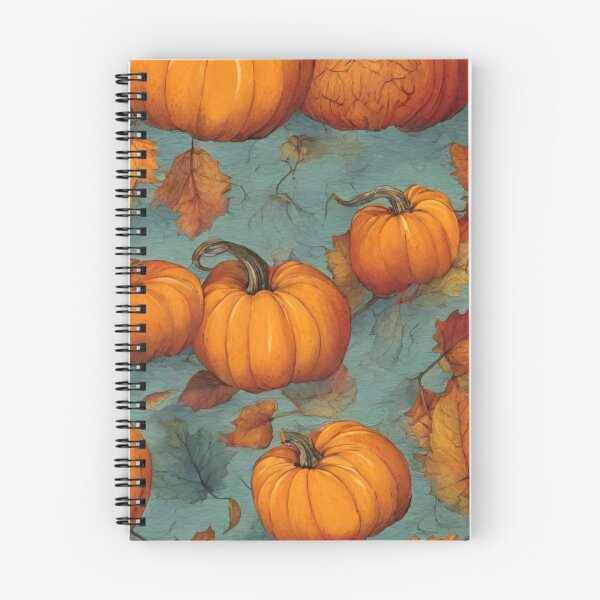 Item preview, Vintage Oil Painting Autumn Pumpkins Pattern — Rustic Orange and Teal Fall Harves designed and sold by LYAN-STORE.