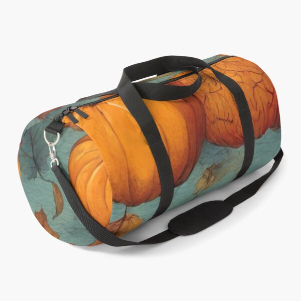 Item preview, Vintage Oil Painting Autumn Pumpkins Pattern — Rustic Orange and Teal Fall Harves designed and sold by LYAN-STORE.