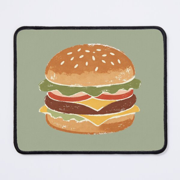 Item preview, Cheeseburger illustration style designed and sold by mixoubraw.