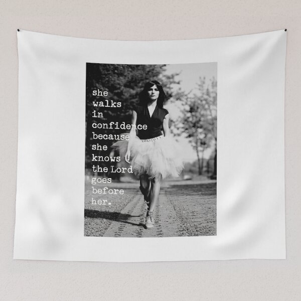 Item preview, she walks in confidence because she knows the LORD goes before her. designed and sold by a peace of heaven.