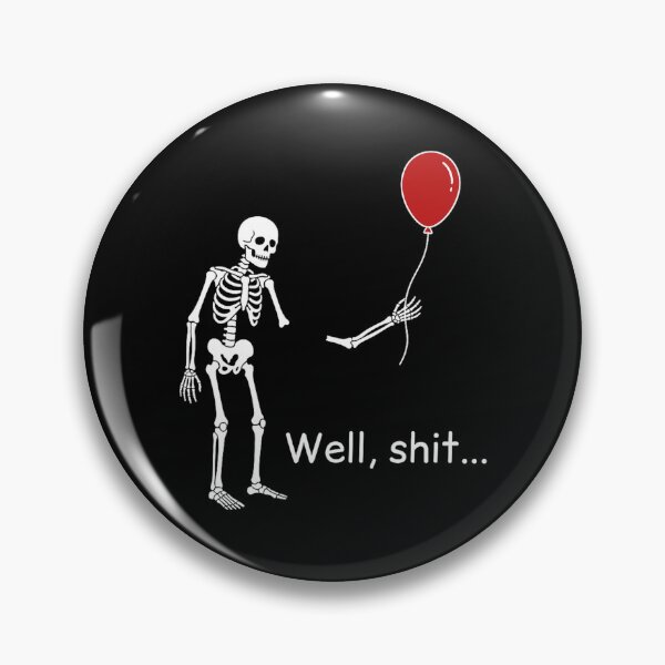Artikelvorschau, Skeleton Halloween Well Shit, Funny Skeleton   entworfen und verkauft von MalwasBasket.