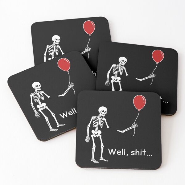 Item preview, Skeleton Halloween Well Shit, Funny Skeleton   designed and sold by MalwasBasket.
