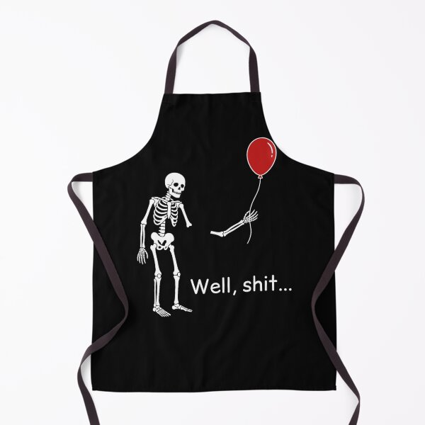 Item preview, Skeleton Halloween Well Shit, Funny Skeleton designed and sold by MalwasBasket.