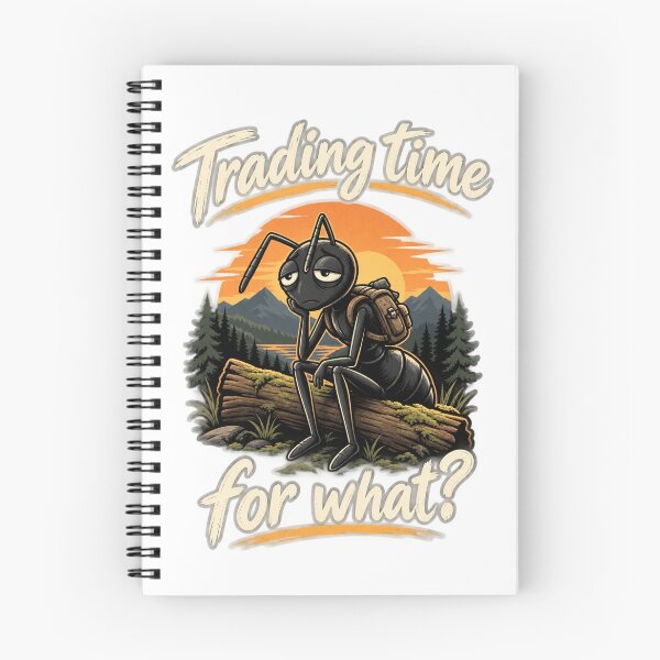 Item preview, Trading Time for What? – Tired Trader Ant Life Balance designed and sold by ManSplotu.