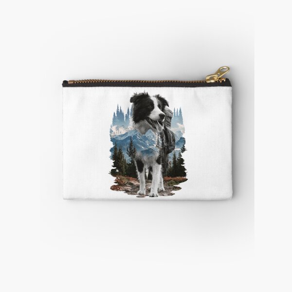 Item preview, Border Collie Hiking Dog Mountain Adventure designed and sold by NicolasGlowArt.