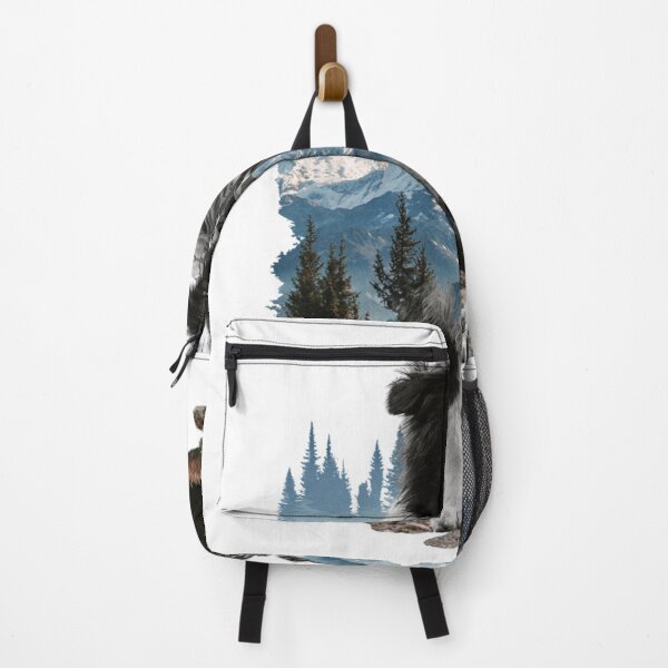Item preview, Border Collie Hiking Dog Mountain Adventure designed and sold by NicolasGlowArt.