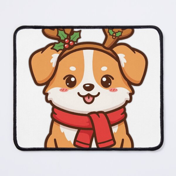 Item preview, Christmas Dog Mom Shirt – Cute Corgi Holiday Tee designed and sold by KERK Art and Design.
