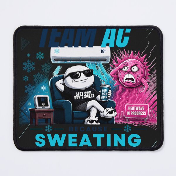 Item preview, Team AC – Stay Cool Don’t Sweat Funny Heatwave Summer Design designed and sold by 21degrees-club.