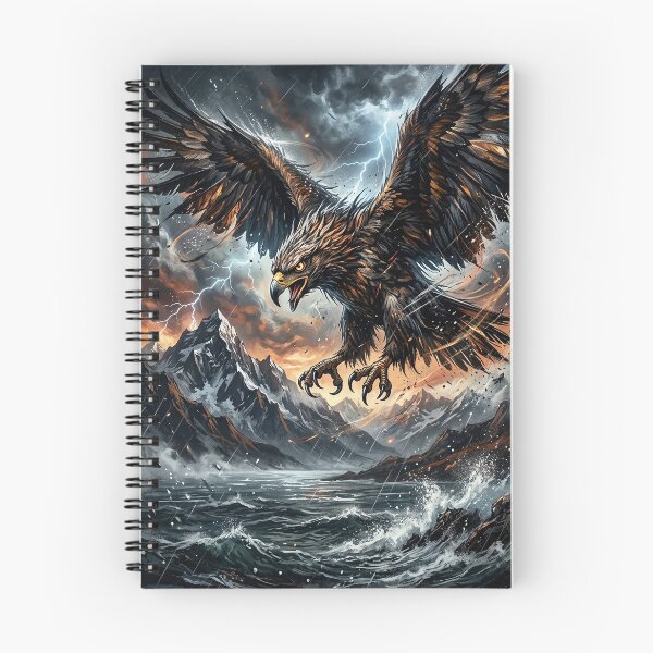 Item preview, Eagle in the Storm - American Wildlife Art designed and sold by Lucid Dream Pixel.