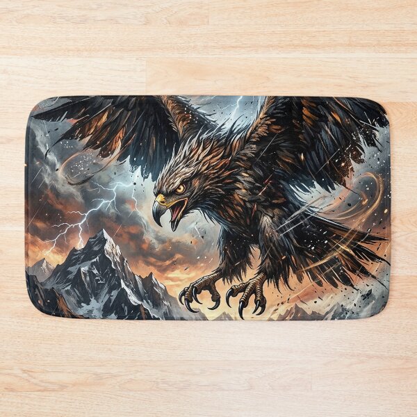 Item preview, Eagle in the Storm - American Wildlife Art designed and sold by Lucid Dream Pixel.