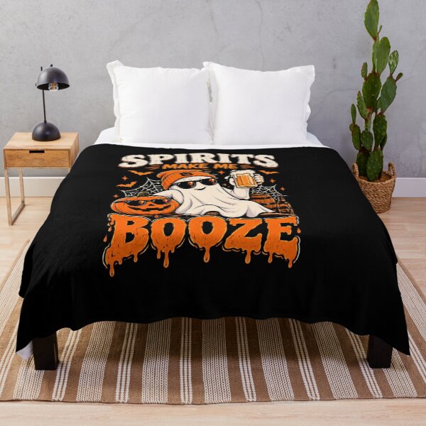 Item preview, Spirits Make Me Booze Funny Ghost Beer Halloween designed and sold by eNtyshop23.
