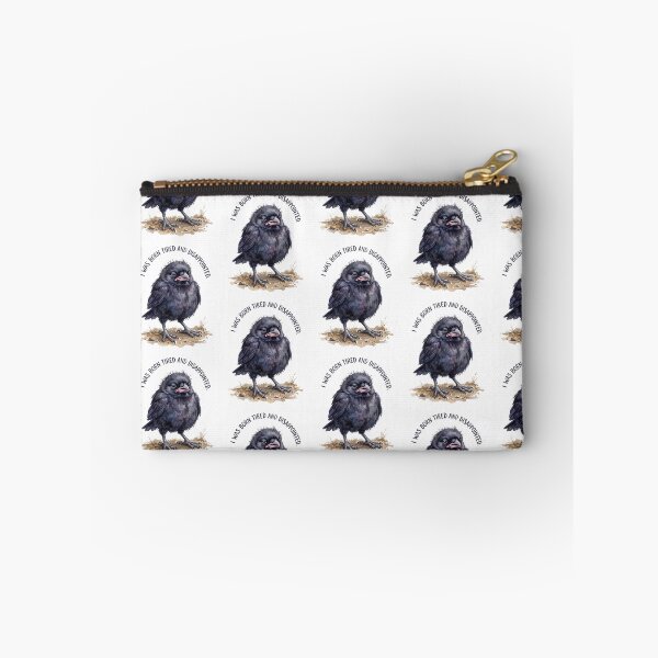 Item preview, Tired Raven Fledgling designed and sold by Tiffany Roy.