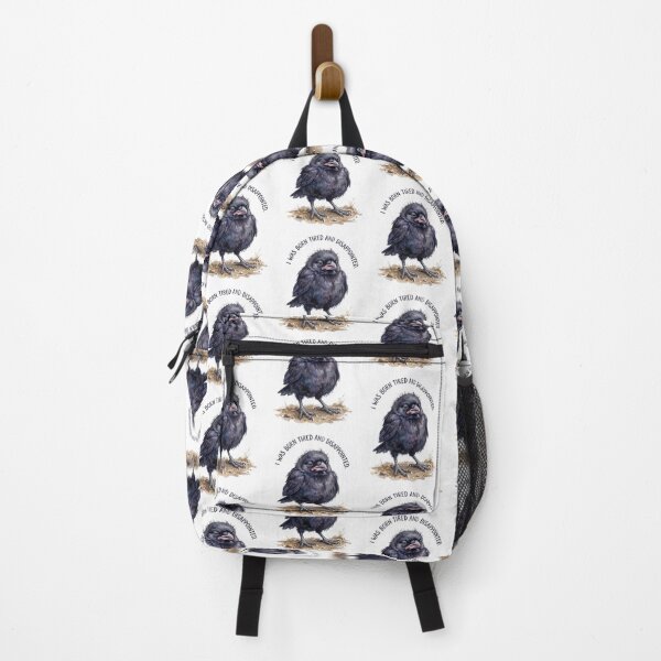 Item preview, Tired Raven Fledgling designed and sold by Roy & Tiffany.