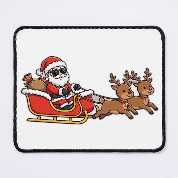 Item preview, Sleigh All Day Shirt – Funny Santa Christmas Tee designed and sold by KERK Art and Design.