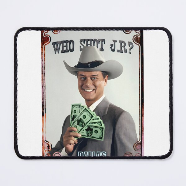 Item preview, Who Shot JR Mystery TV Show Inspired Retro Design designed and sold by Oxis-shop.