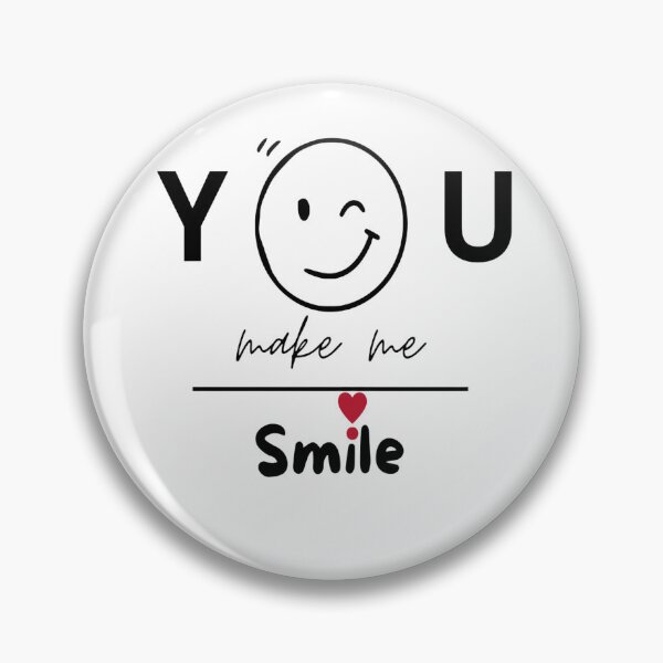 Item preview, You Make Me Smile - Cute Minimalist Typography Graphic designed and sold by Ahmed Boss.