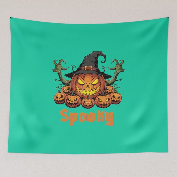 Item preview, Halloween spooky pumpkin designed and sold by stormk10.