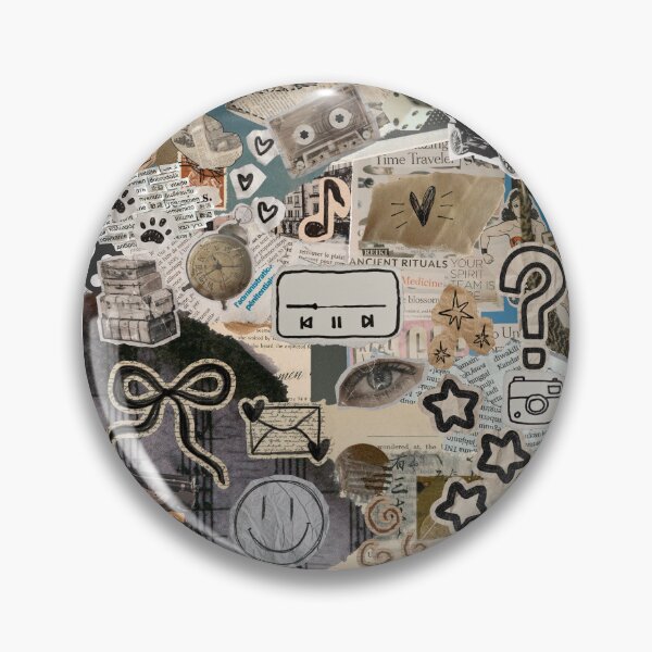 Item preview, Vintage Scrapbook Ephemera Lo-Fi Collage designed and sold by Side By Side Studio.