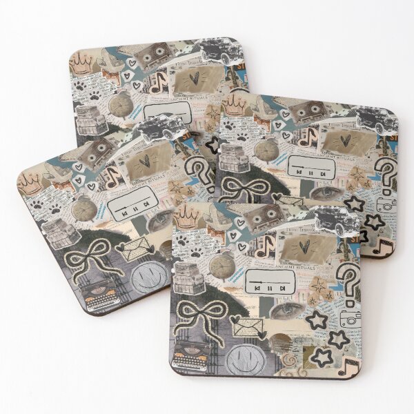 Item preview, Vintage Scrapbook Ephemera Lo-Fi Collage designed and sold by Side By Side Studio.