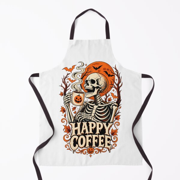 Item preview, Happy Coffee Halloween Skeleton designed and sold by BullBooy.