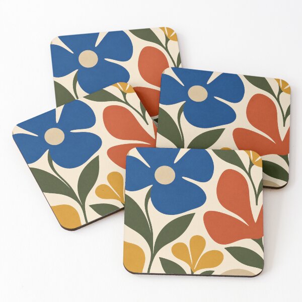 Item preview, Mid Century Modern Abstract Florals designed and sold by Glottopia.