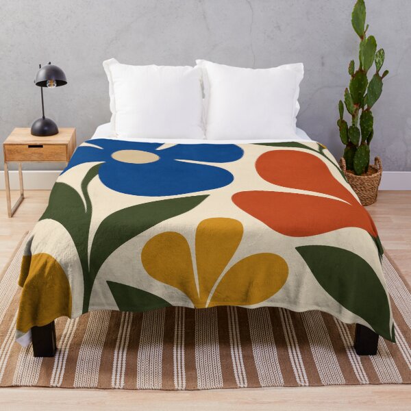 Item preview, Mid Century Modern Abstract Florals designed and sold by Glottopia.