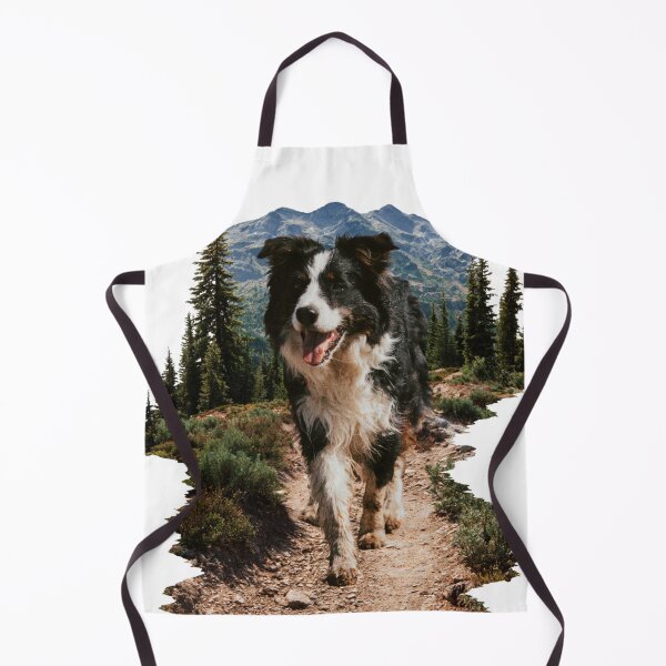 Item preview, Border Collie Dog Hiking Mountain Trail Adventure designed and sold by NicolasGlowArt.
