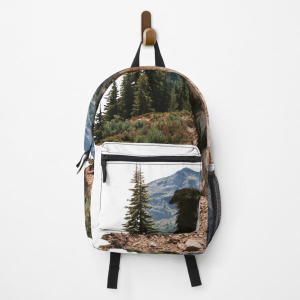 Item preview, Border Collie Dog Hiking Mountain Trail Adventure designed and sold by NicolasGlowArt.