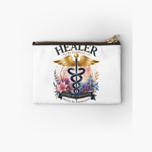 Item preview, Healer By Purpose Caduceus Medical Symbol Design designed and sold by Yafa-Design.