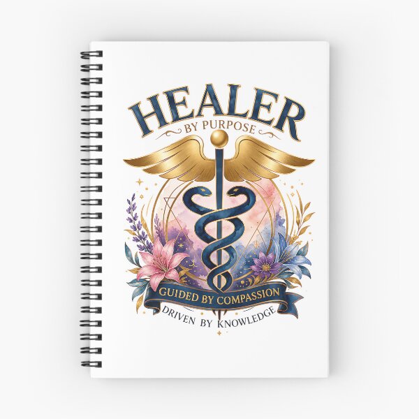 Item preview, Healer By Purpose Caduceus Medical Symbol Design designed and sold by Yafa-Design.